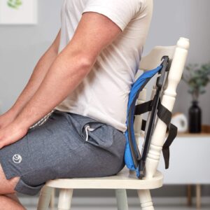 Back Stretcher and Posture Corrector in use on a chair
