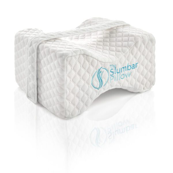 removable strap on the Slumbar Knee Pillow